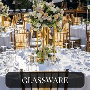 Glassware - Swag Party Rentals