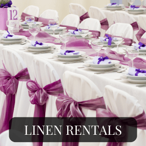 Linen Rentals - Swag Party Rentals