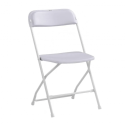 White Plastic Folding Chairs