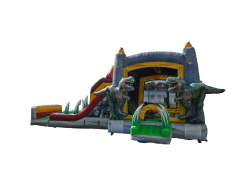 Lava Raptor XL Wet Dry Combo Water Slide & Bounce House